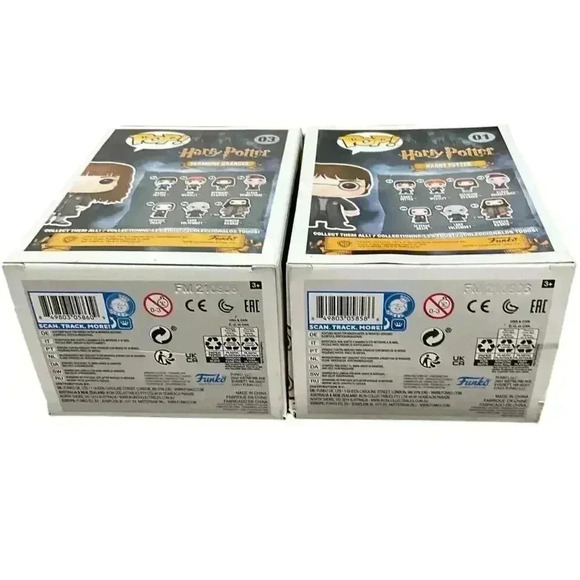 Funko Pop Harry Potter 03 Hermione and 01 Harry Potter Granger Figurers - Picture 8 of 8